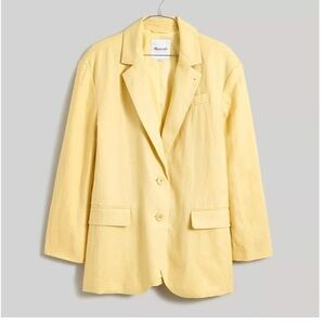 Madewell 100% linen blazer NWT